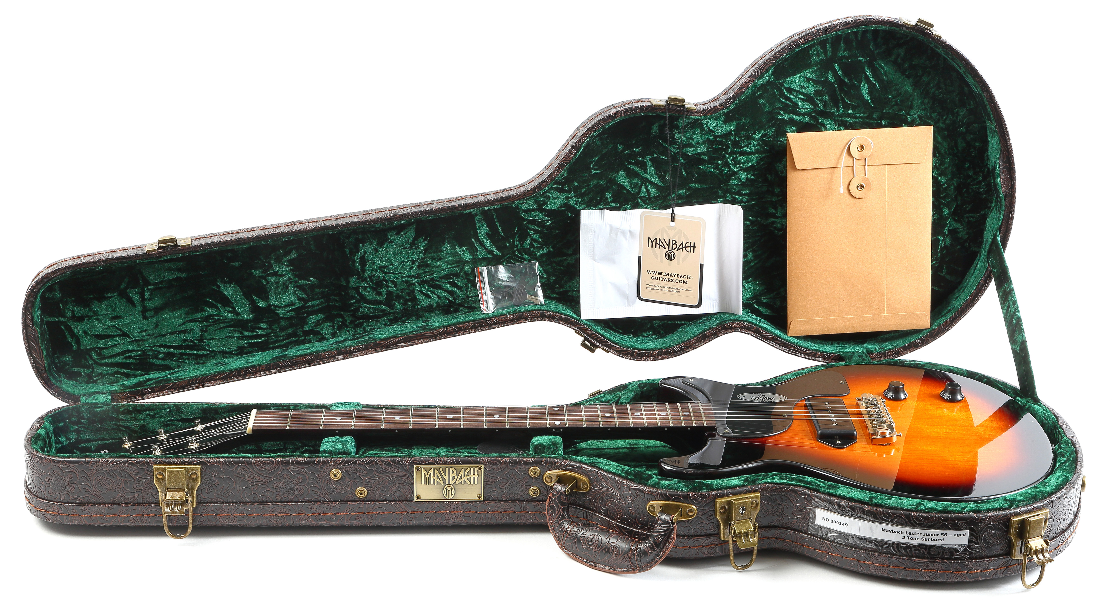 Maybach Lester Jr. Double Cut 2-Tone Sunburst Aged – Bild 7