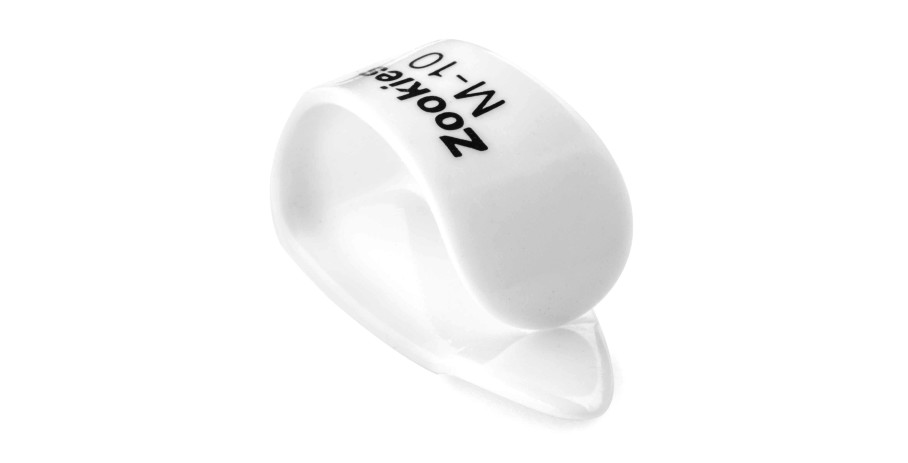 Dunlop Zookies Thumbpick M-10 weiß Z9002M10 