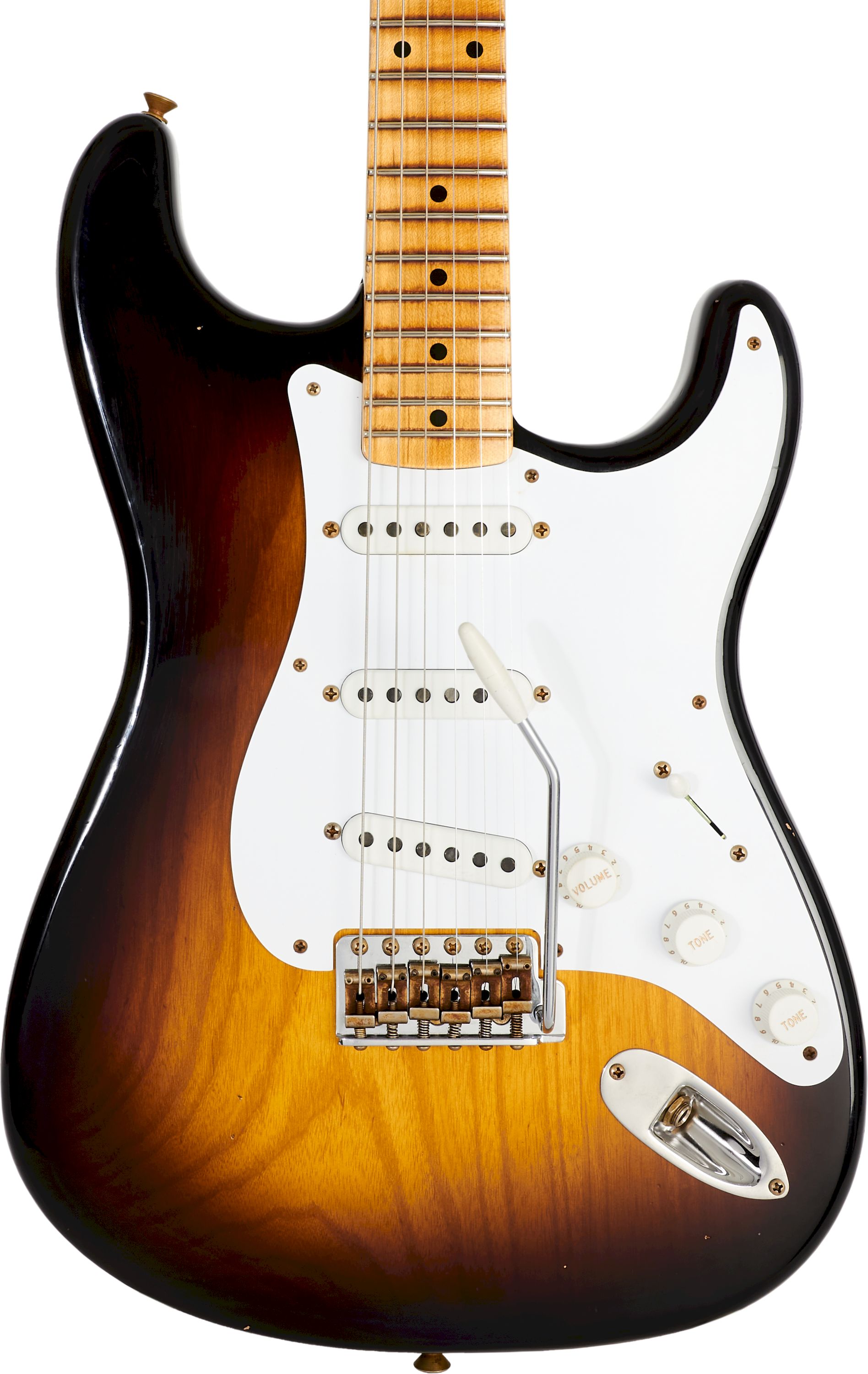 Fender Custom Shop 1954 Limited Edition 70th Anniversary Stratocaster Journeyman Relic Wide-Fade 2-Color Sunburst