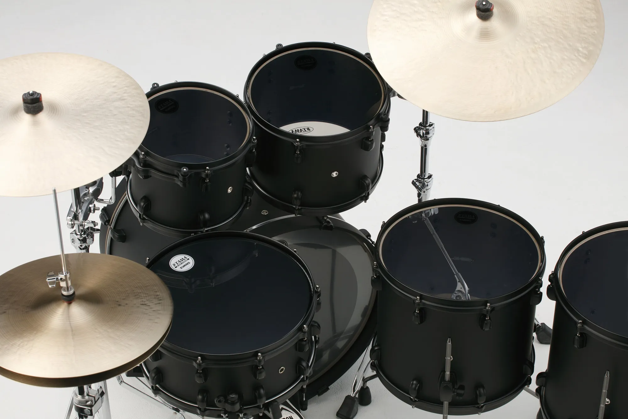 Tama MBS52AZMBSFBK Starclassic Performer Shell Kit, 5-piece – Flat Black LTD – Bild 4