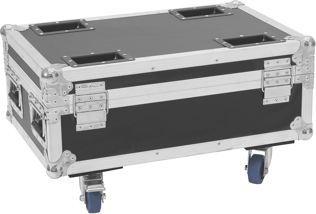 ROADINGER Flightcase 4x AKKU IP UP-4 Plus HCL Spot WDMX mit Ladefunktion – Bild 3