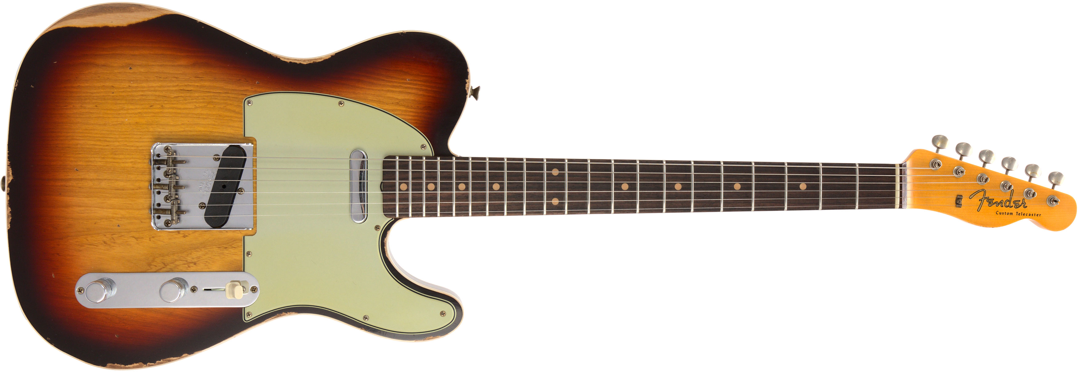Fender Custom Shop 1960 Telecaster Custom Relic Chocolate 3-Colour Sunburst Limited Edition Fender Custom Shop 1960 Telecaster Custom Relic Chocolate 3-Colour Sunburst Limited Edition