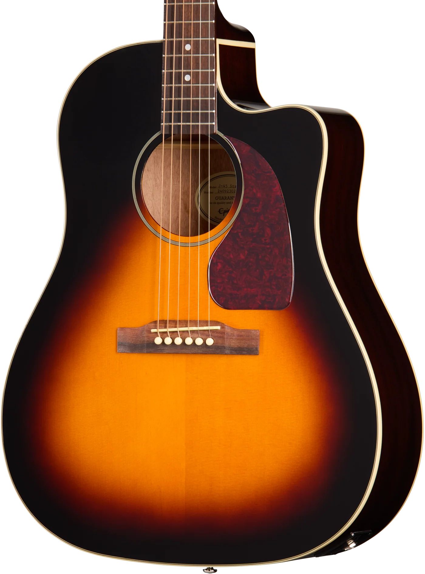 Epiphone J-45 Studio EC Vintage Sunburst – Bild 3