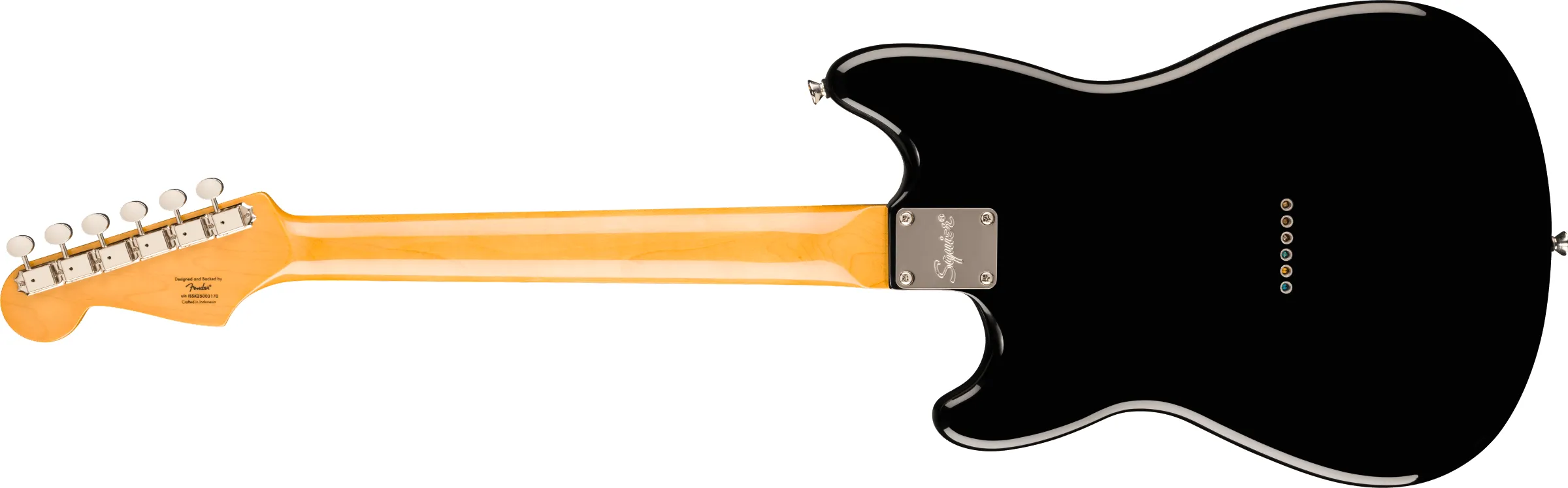 Fender Squier Classic Vibe FSR Duo-Sonic HS Black with Matching Headstock – Bild 2