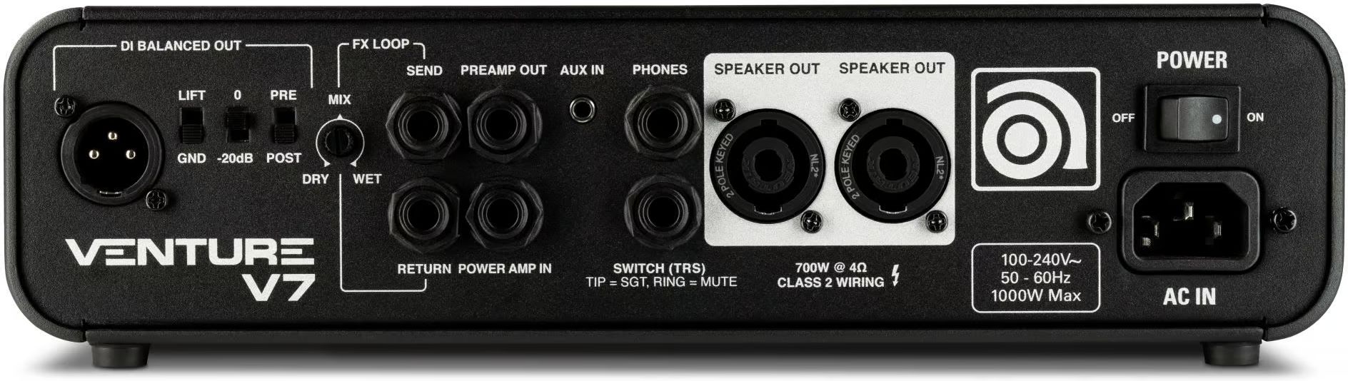 Ampeg Venture V7 bass top – Bild 5