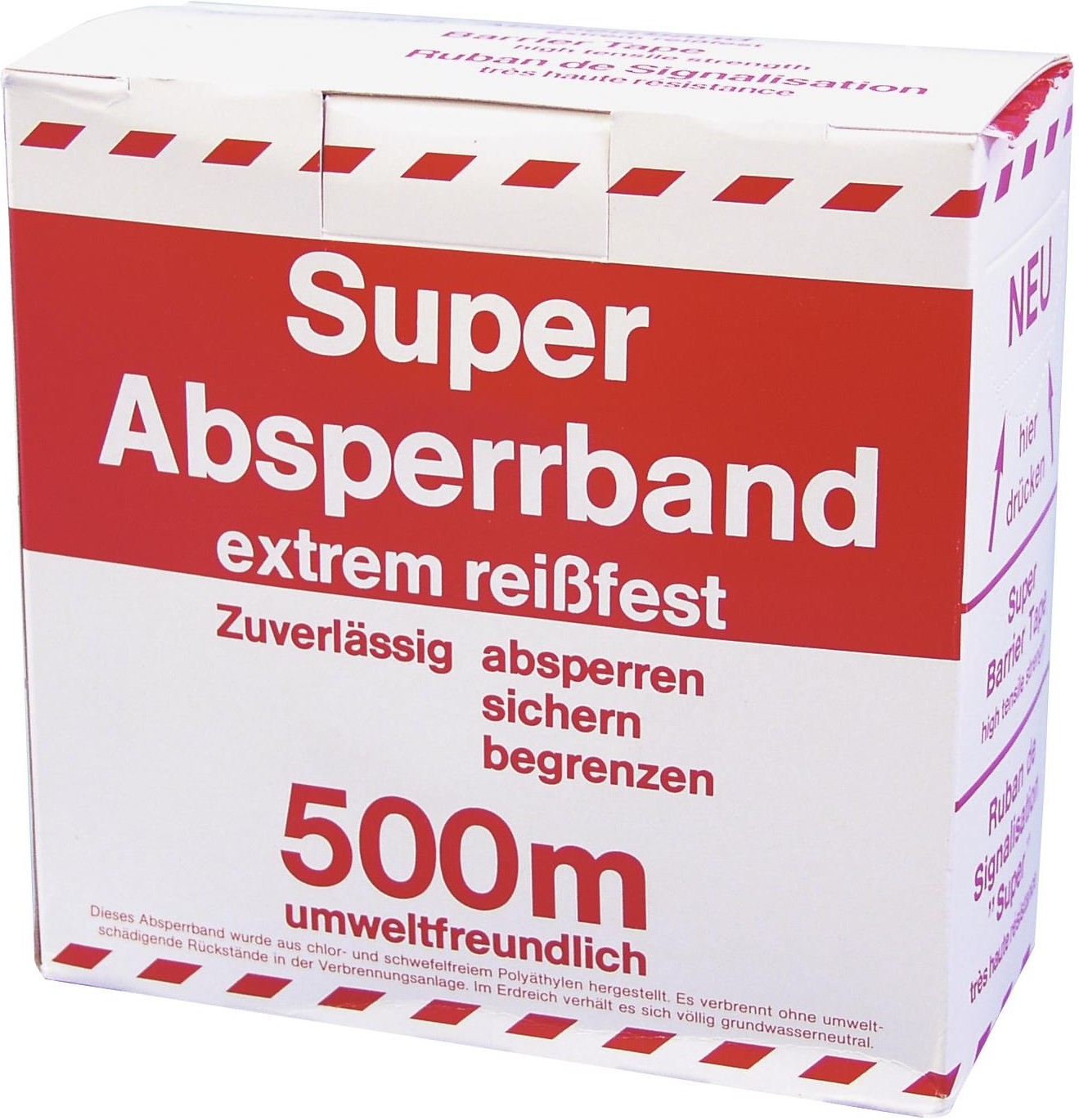 Eurolite barrier tape red/white 500m x 75mm – Bild 3