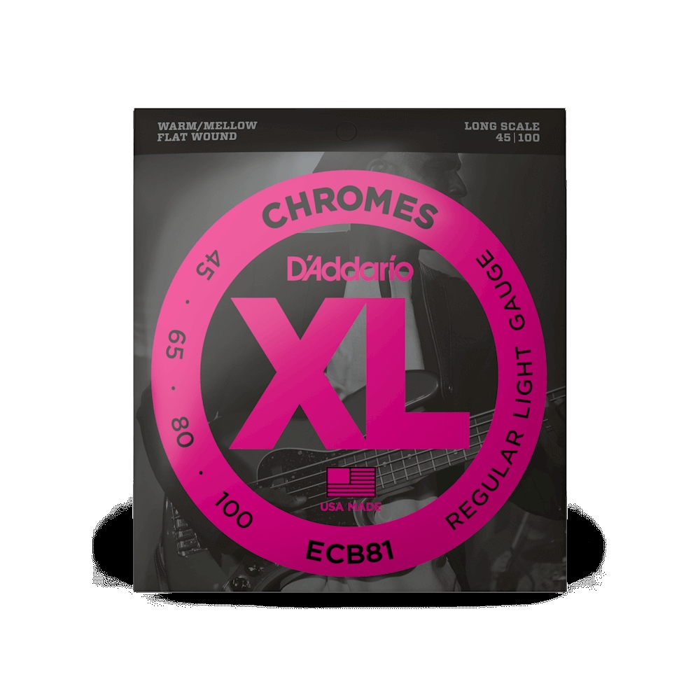 D Addario ECB81 Chromes Flat Wound 045-100