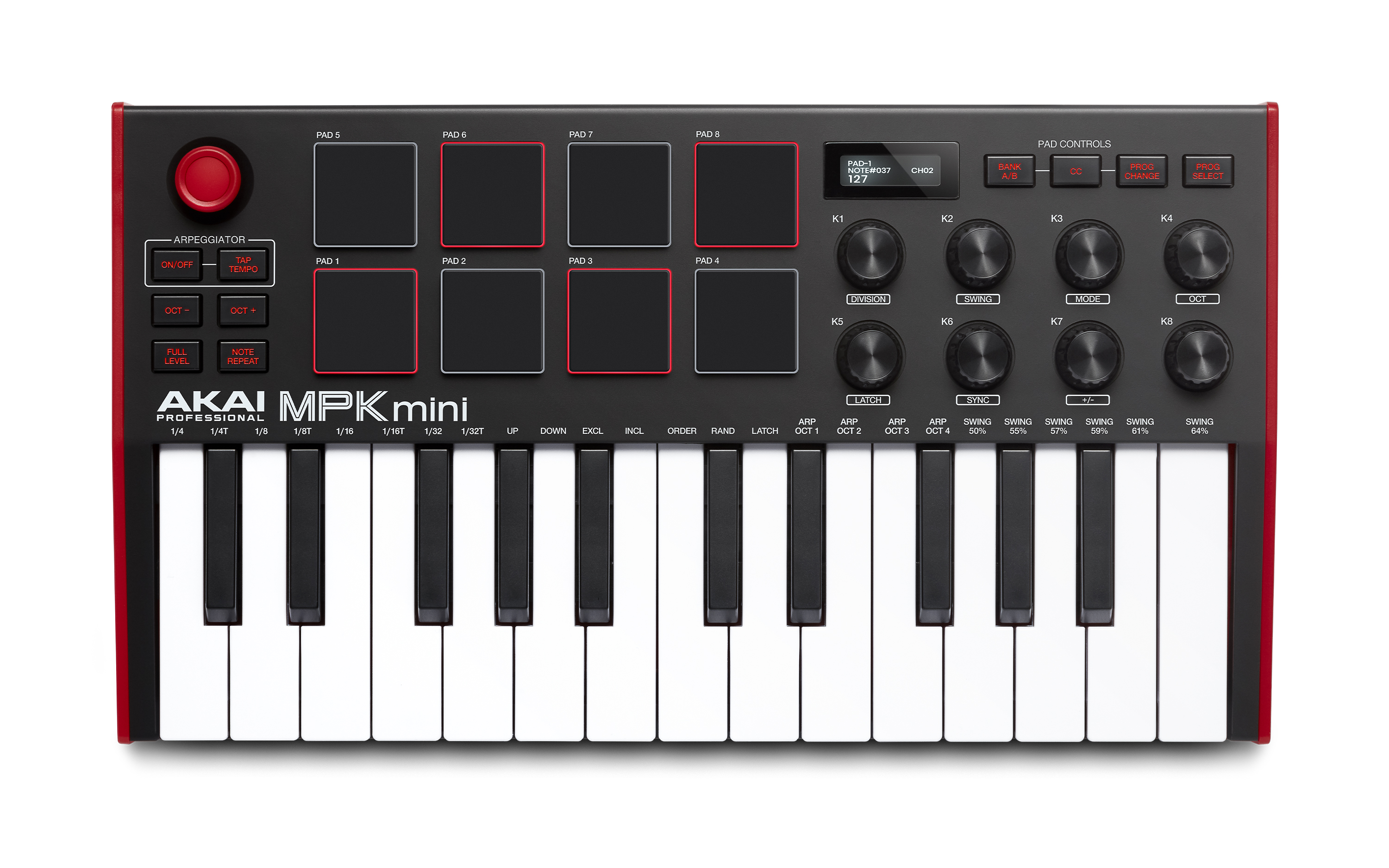 Akai MPK MINI MK3 USB-MIDI-Keyboard (Retoure) – Bild 2