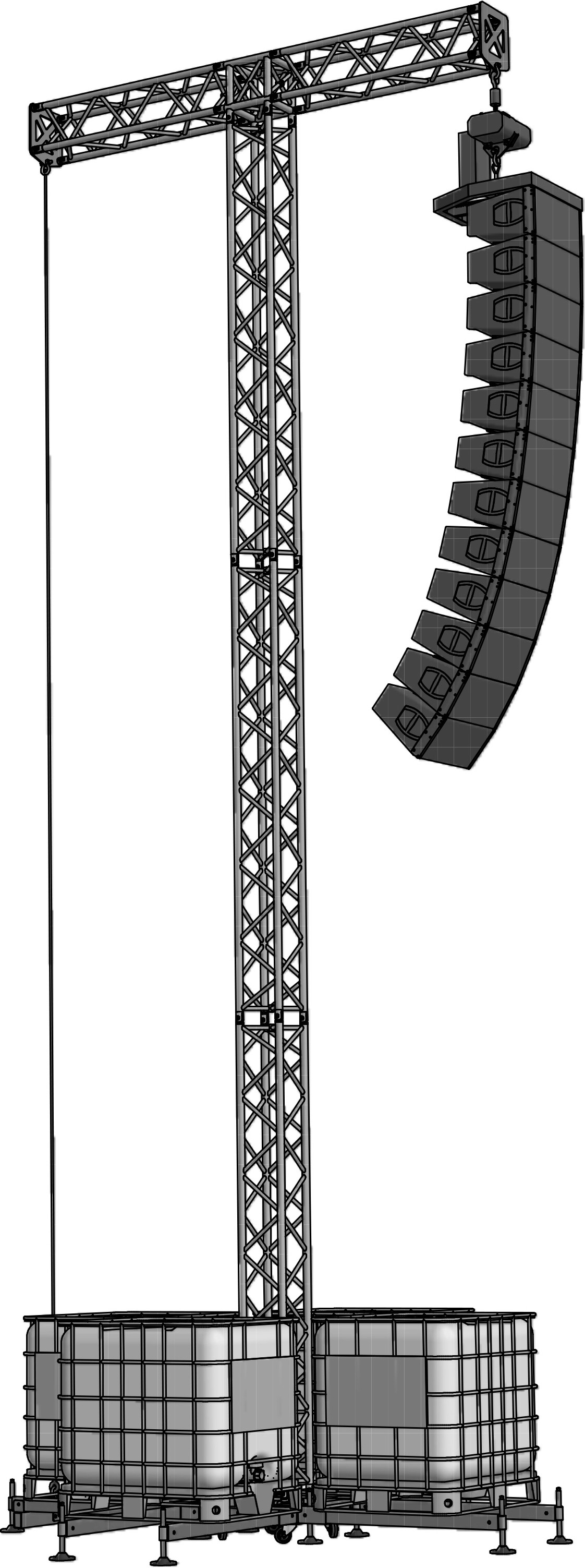 Global Truss iM-Type PA Tower 9m
