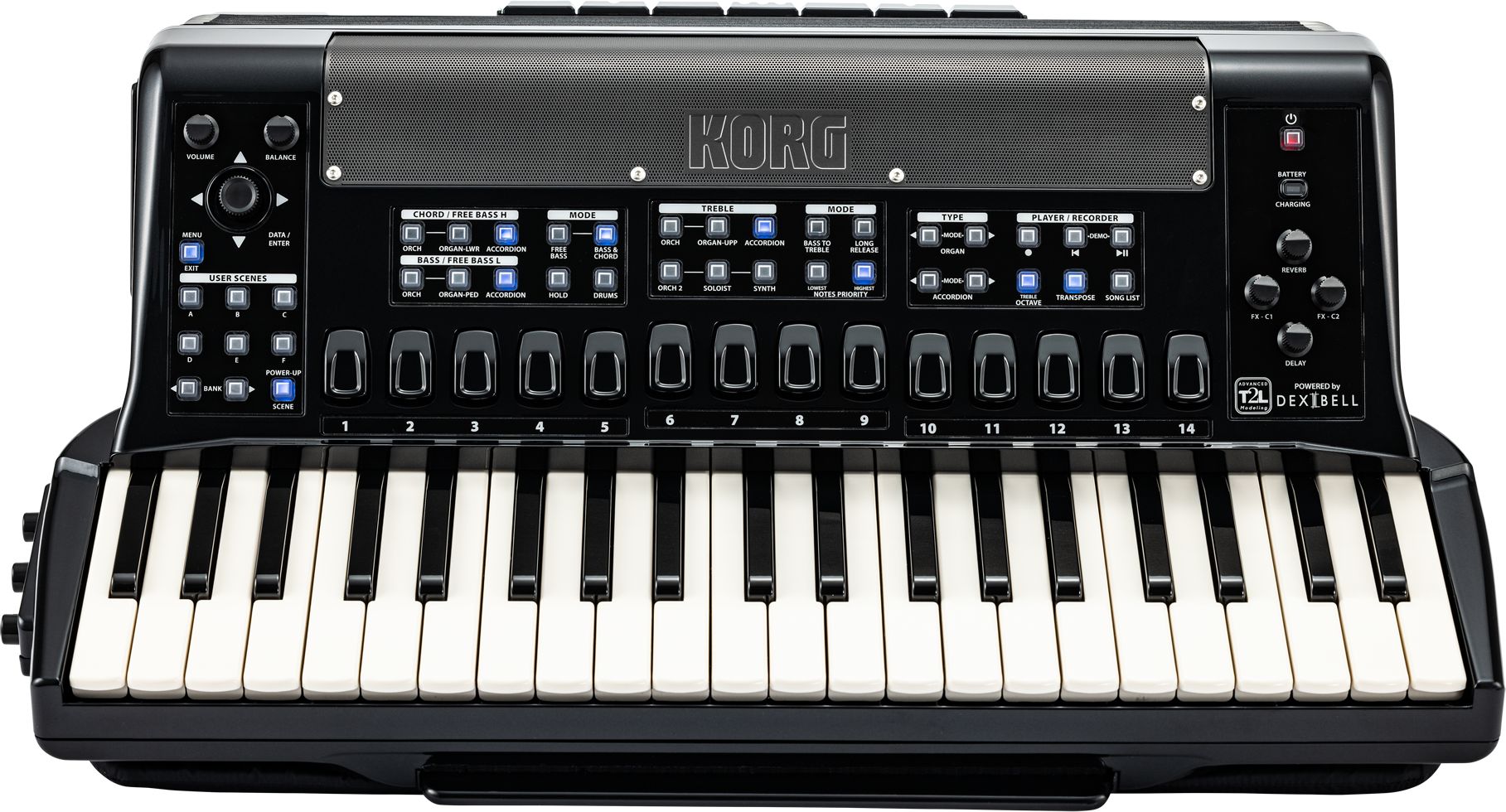Korg Fisa Suprema 41 Tasten Digital Akkordeon  – Bild 3
