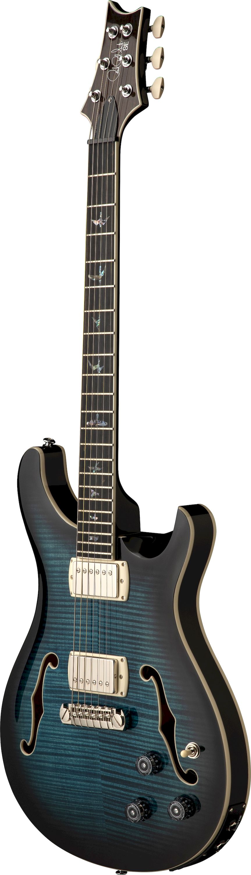 PRS SE Hollowbody II Piezo Peacock Blue Smokeburst  – Bild 2