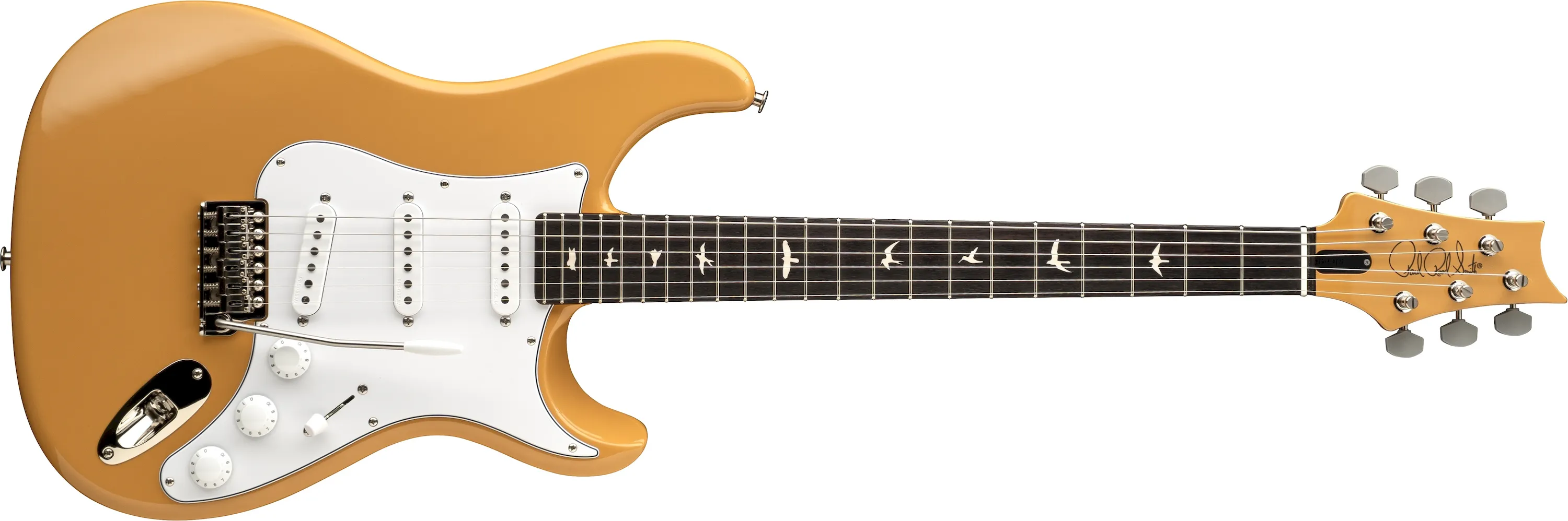 PRS John Mayer Silver Sky Defender Sandglow Yellow