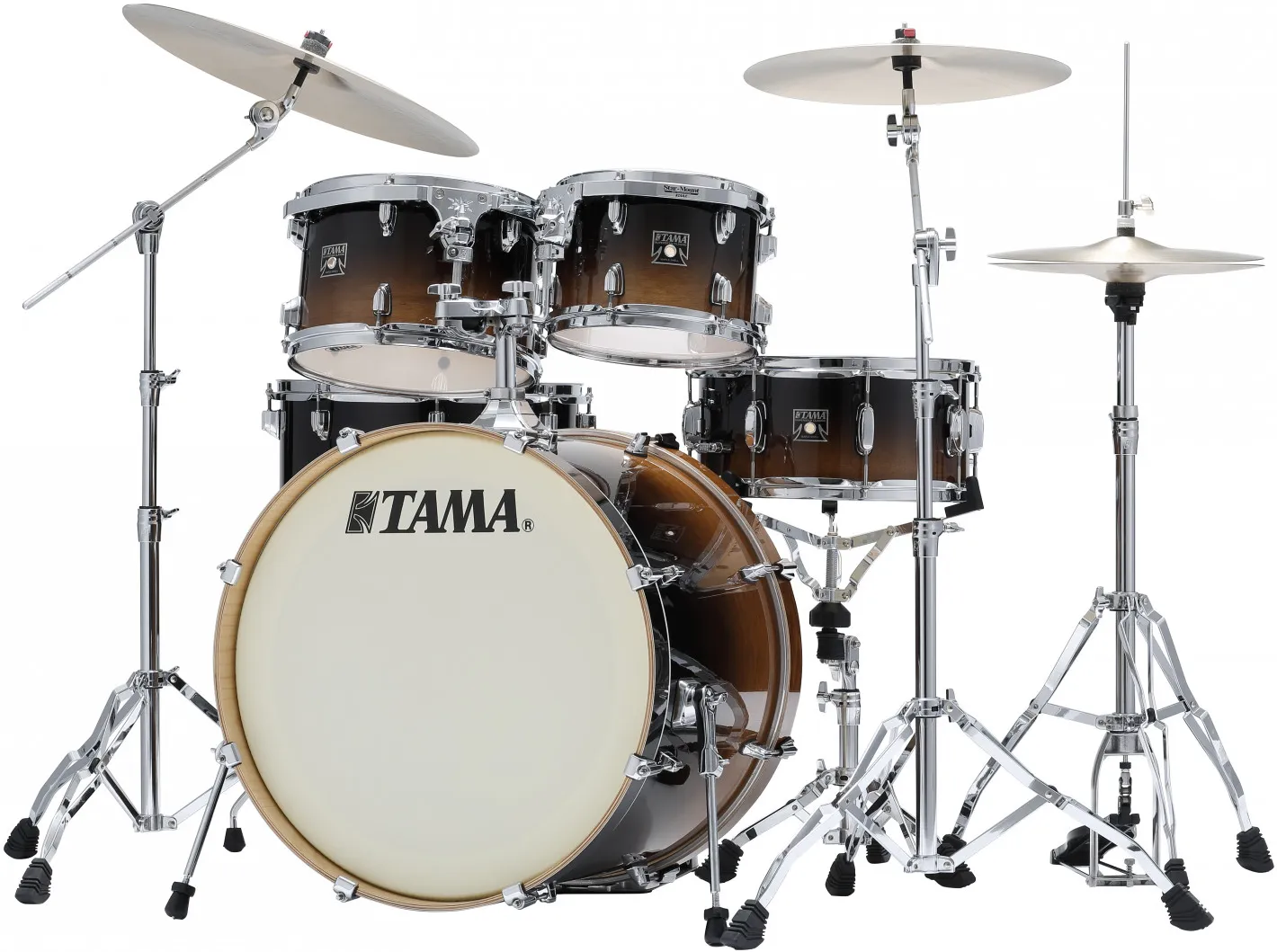 Tama CL52KR-CFF Superstar Classic 5-piece set – Coffee Fade/Chrome, including hardware