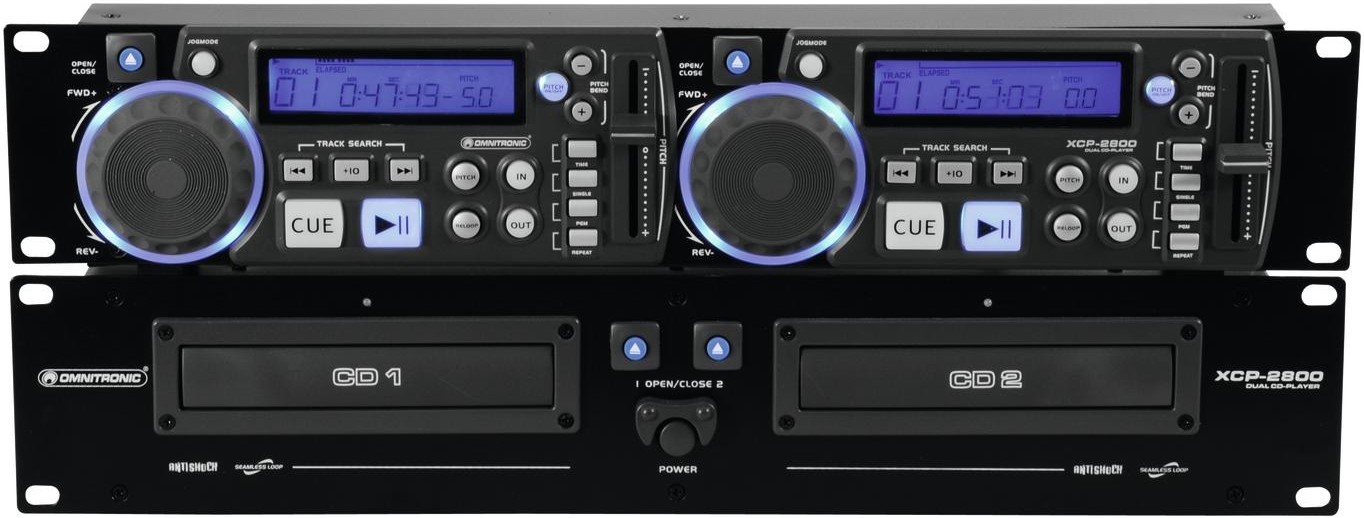 Omnitronic XCP-2800 Dual-CD-Player – Bild 1