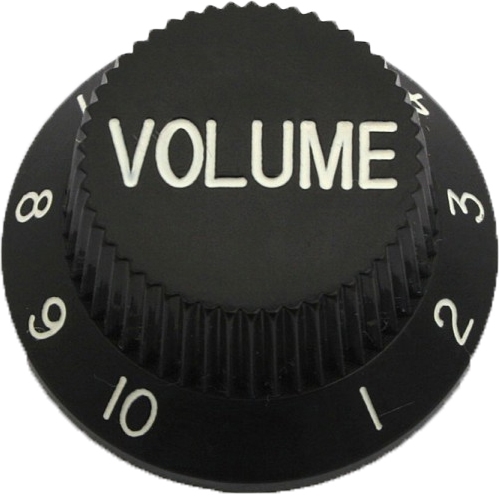 Göldo Potiknopf F-Vintage Style schwarz Volume