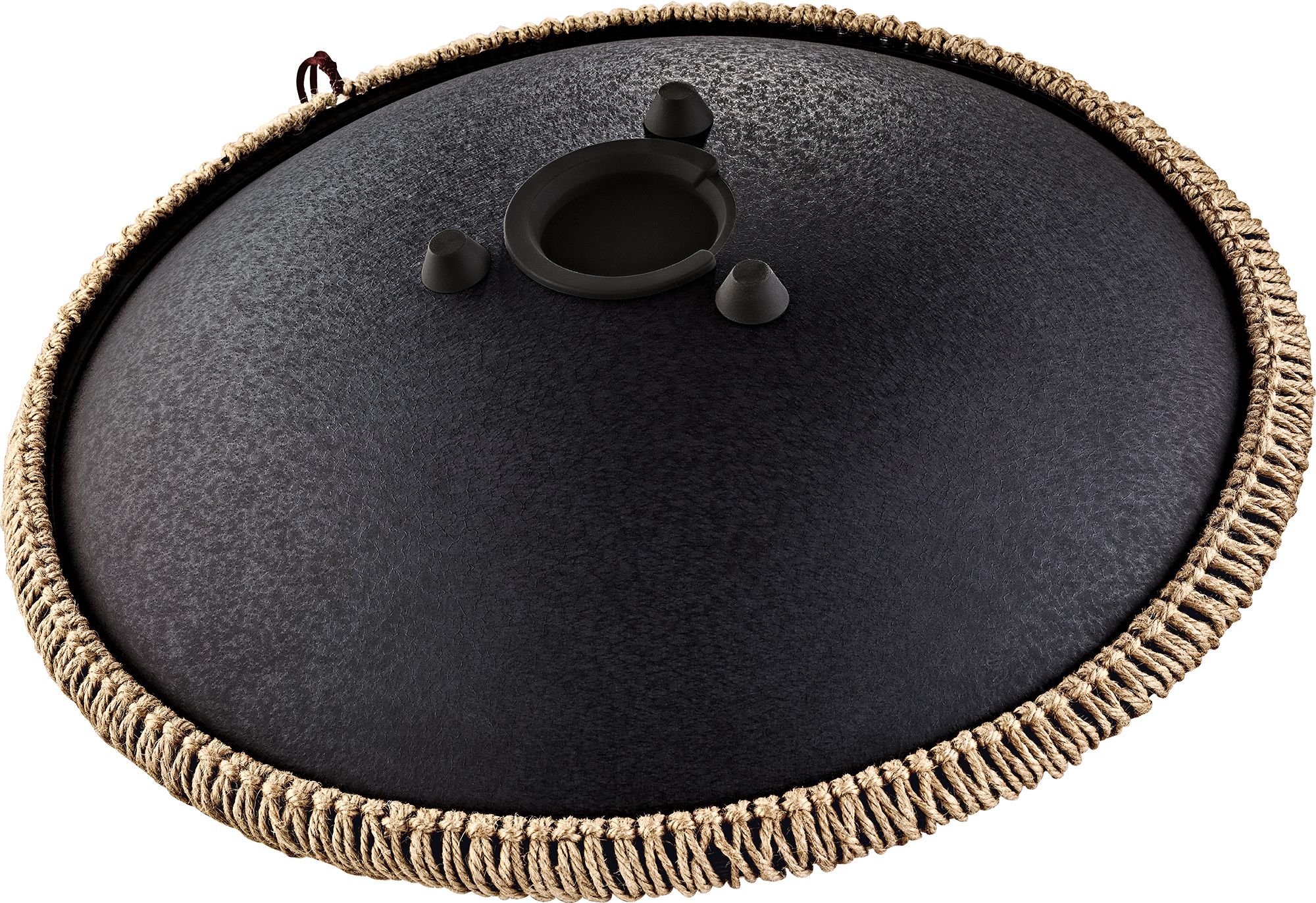 Meinl OSTD1BKE Sonic Energy Octave Steel Tongue Drum Black Floral Design D-Kurd
