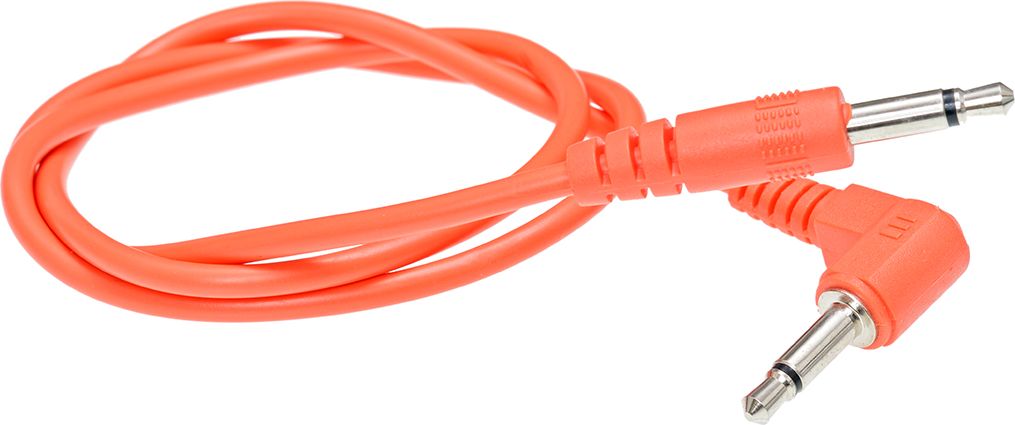 Doepfer A-100C50A Cable angled connection 50cm orange