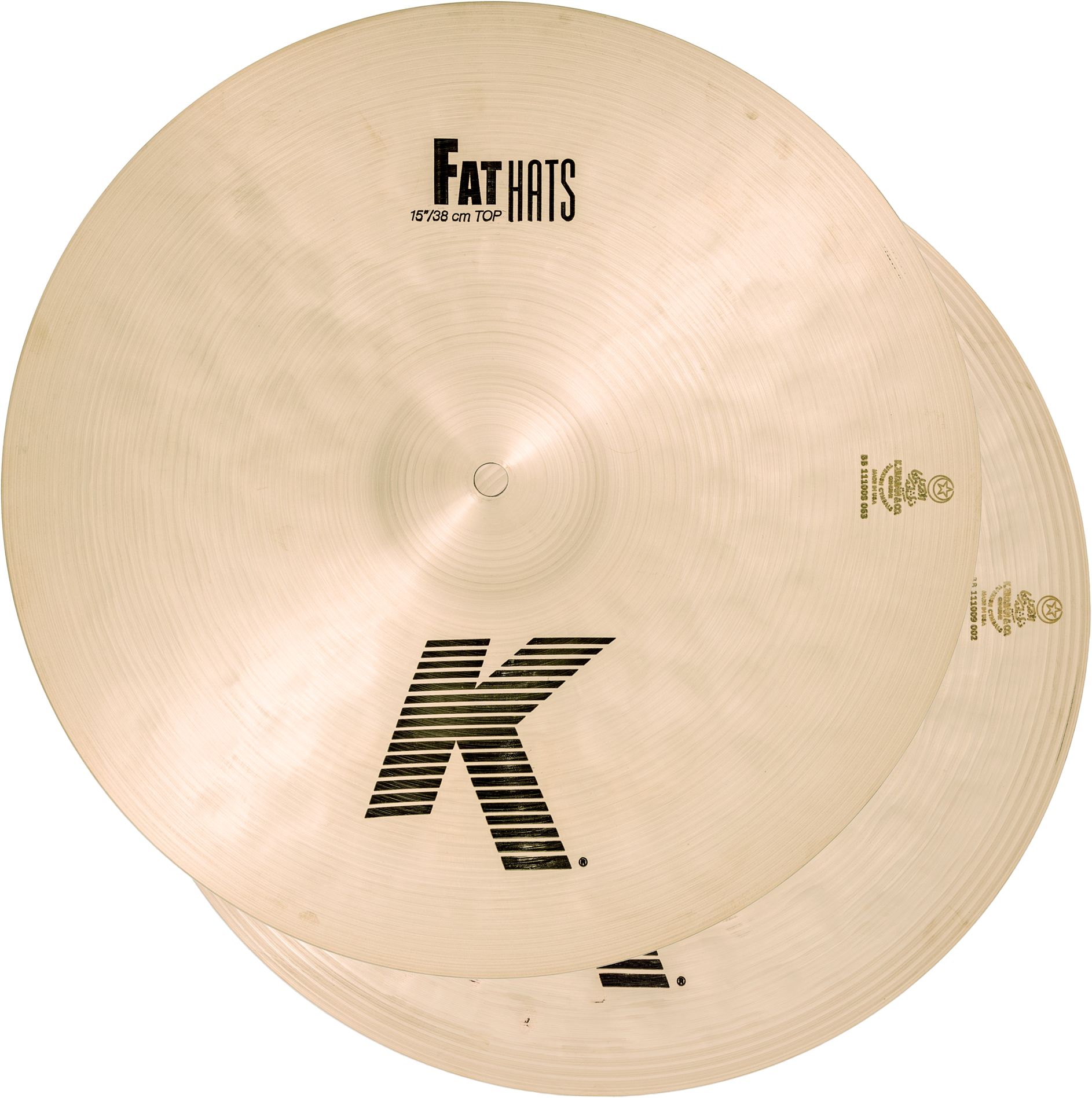 Zildjian K Traditional Fat Hats 15 1/8"