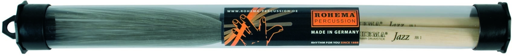 Rohema Jazz JB-2 Brushes Rubber Handle Rohema Jazz JB-2 Brushes Rubber Handle