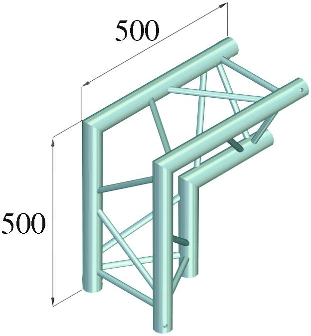 Alutruss TRILOCK 6082AC-25 2-Weg-Ecke 90° \/ – Bild 2