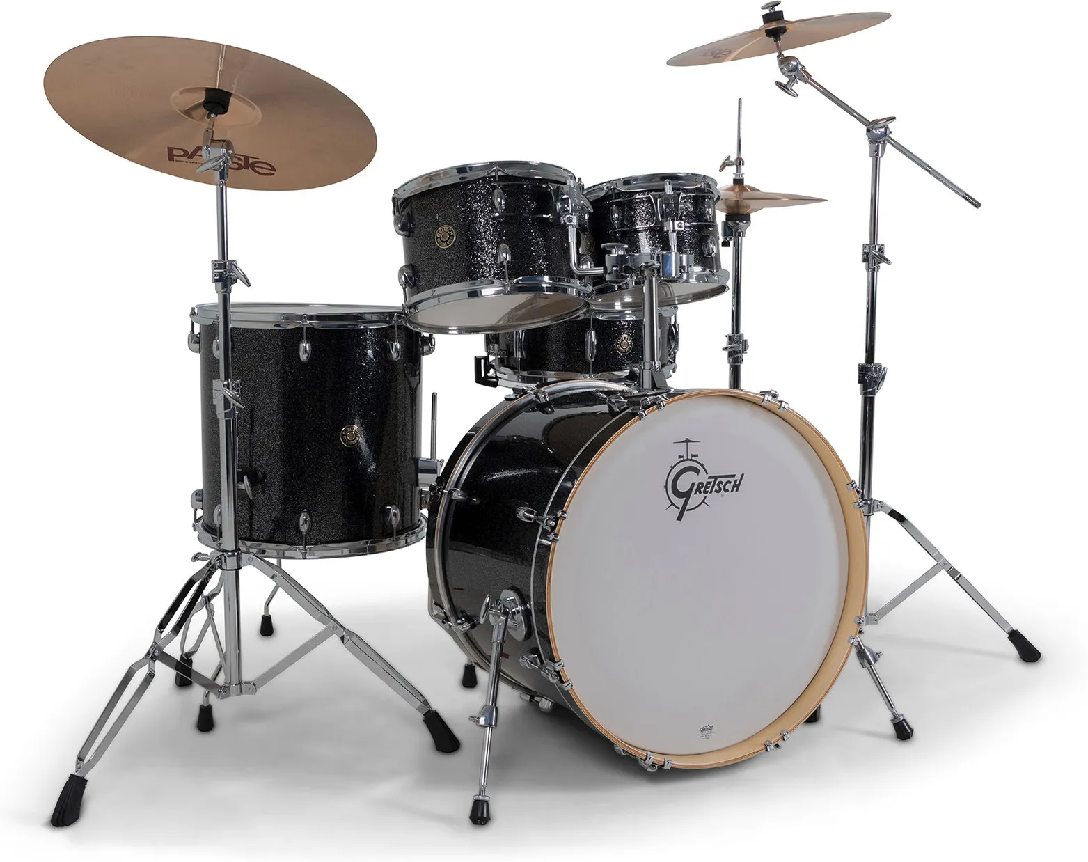 Gretsch GR815.066 Catalina Maple Shell Pack - Black Stardust (10"/12"/16"/22"/14"x5,5")