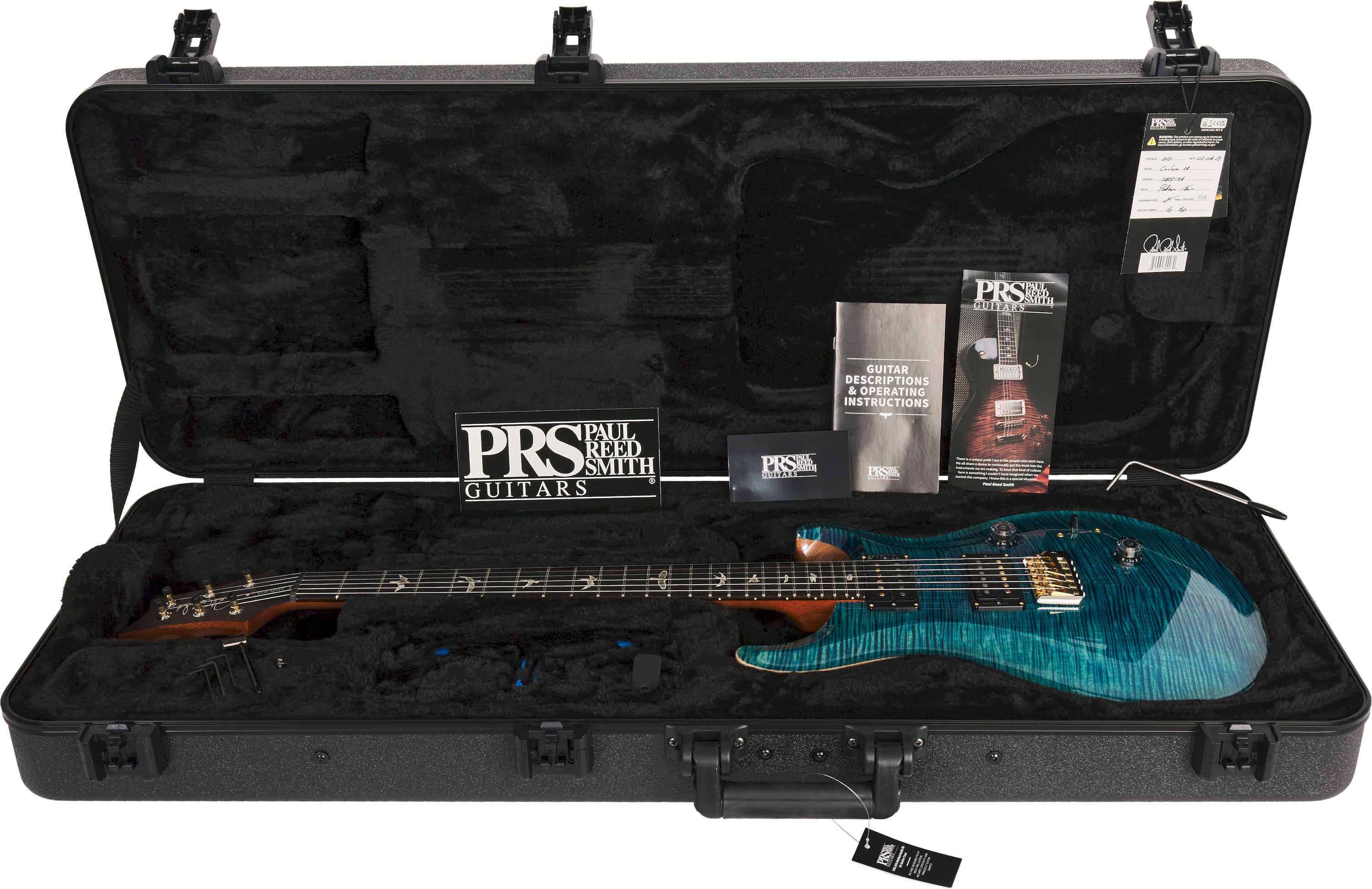 PRS Custom 24 Wood Library Limited Run #13 Arctic Blue – Bild 8
