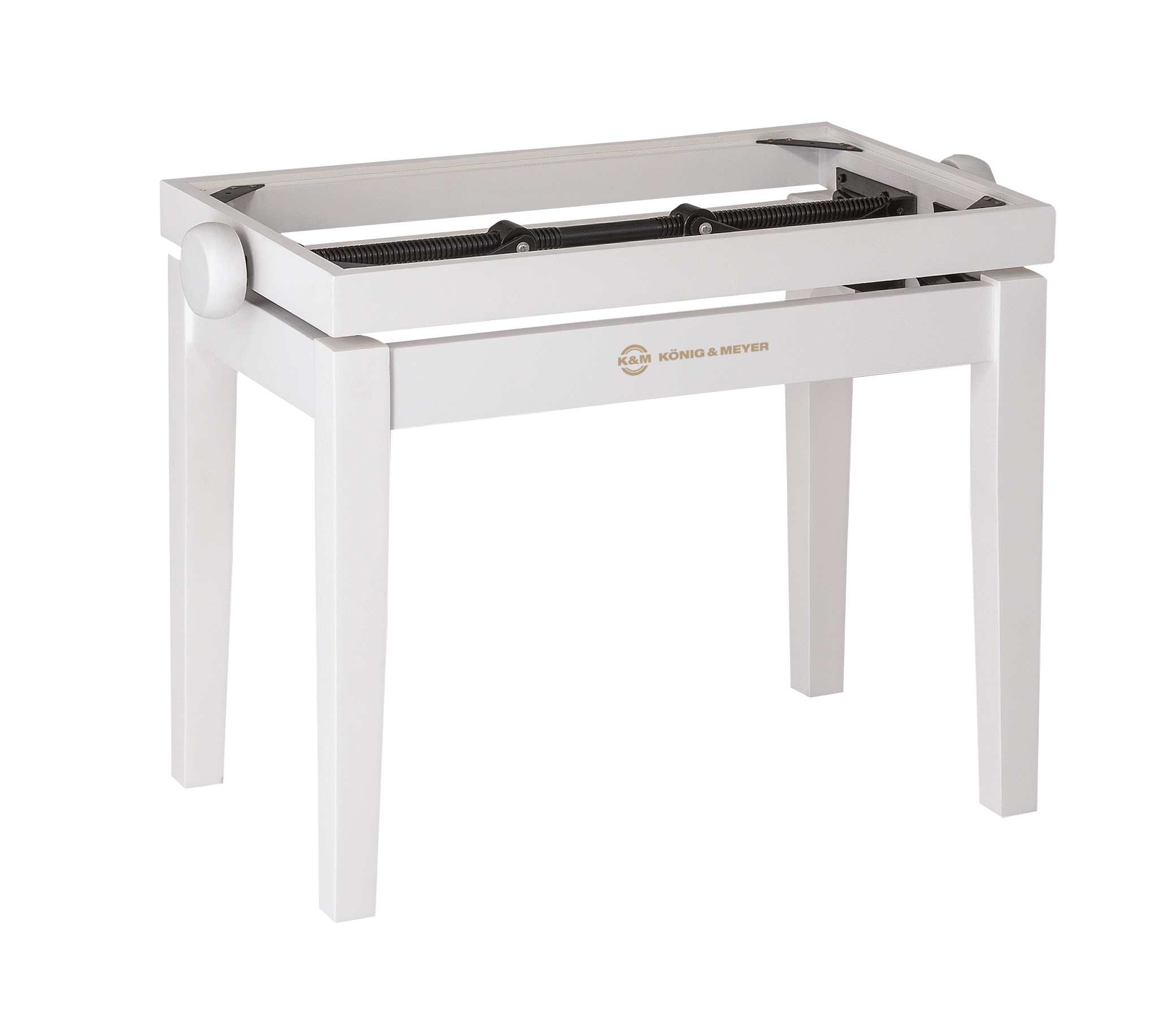 K&M 13710 Piano bench lower part white matt K&M 13710 Piano bench lower part white matt