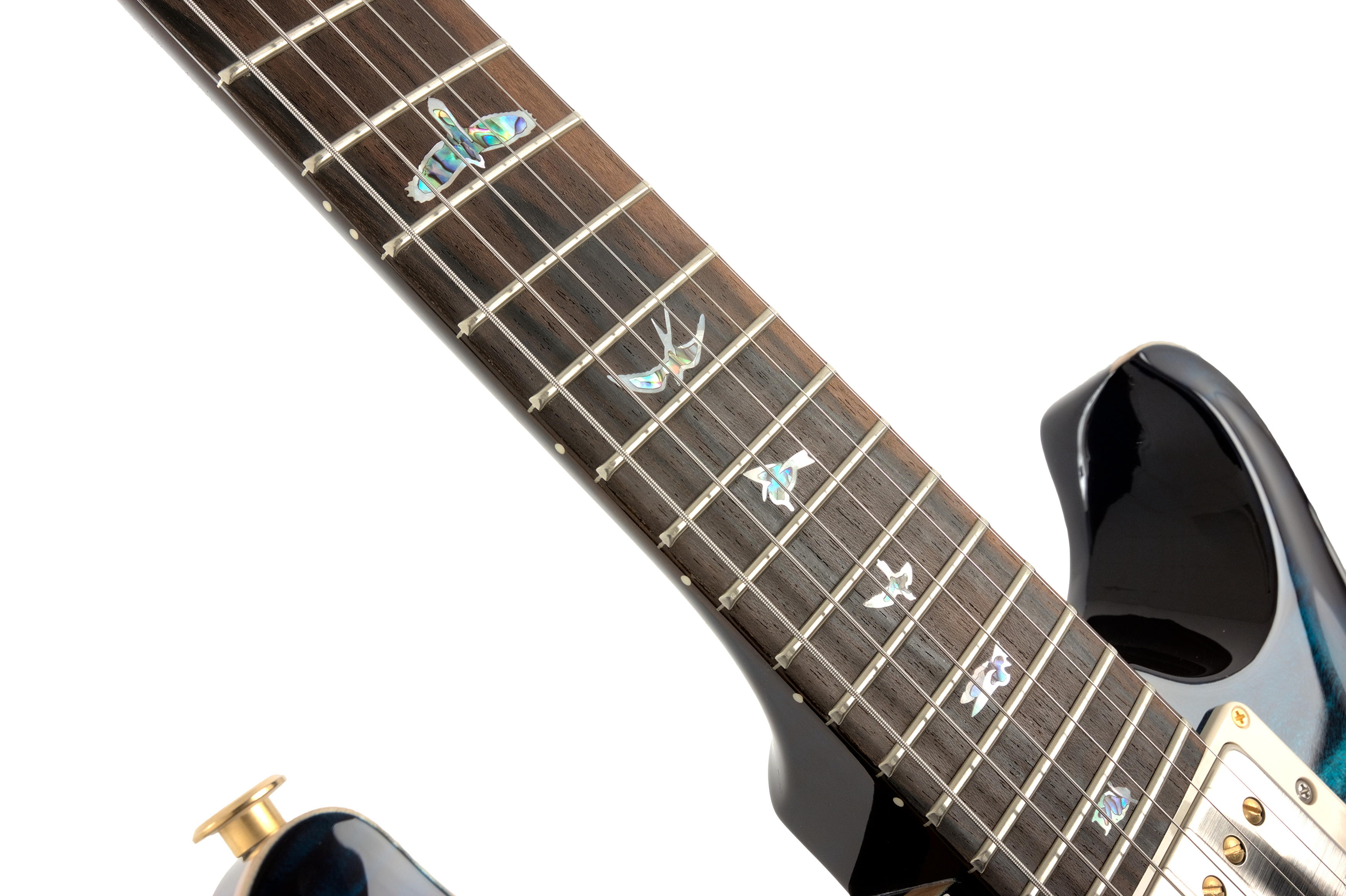 PRS Custom 24 Wood Library German Edition Run #2 Cobalt Blue – Bild 7