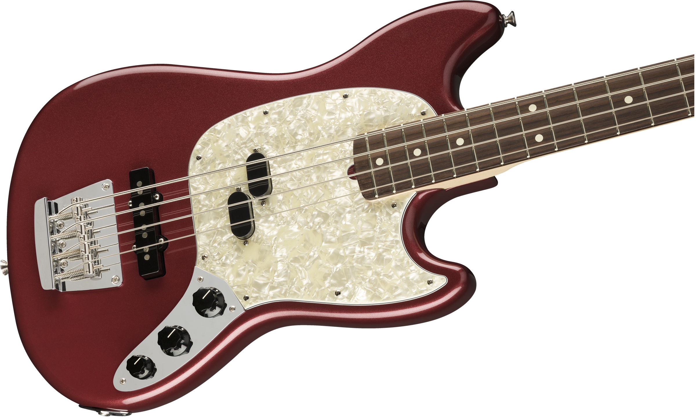 Fender American Performer Mustang Bass Aubergine/RW – Bild 3