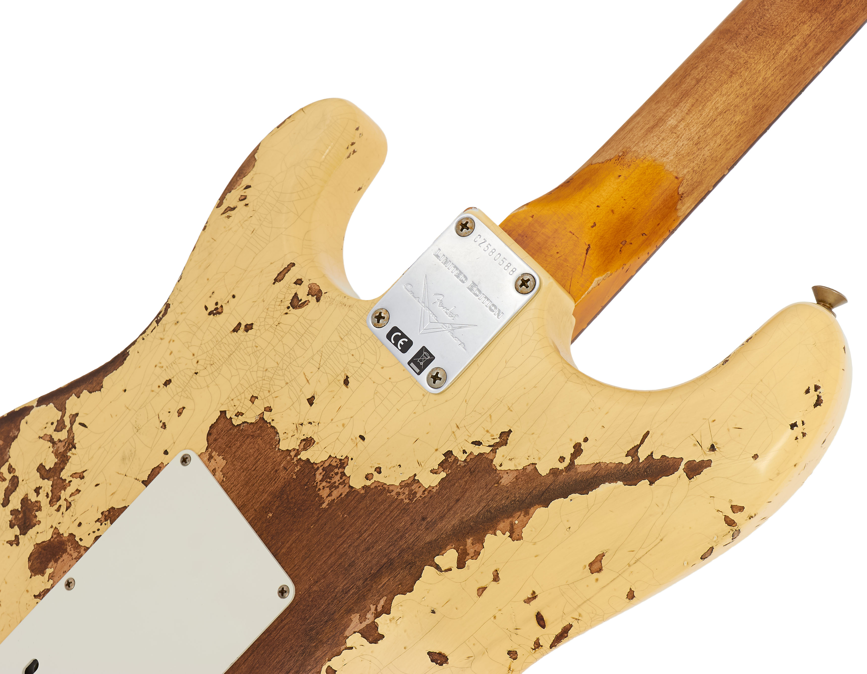 Fender Custom Shop 1960 Stratocaster DualMag Super Heavy Relic Aged Vintage White Limited Edition