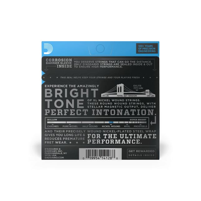 D Addario EXL 115-3D 011-049 Medium 3 Sets – Bild 2