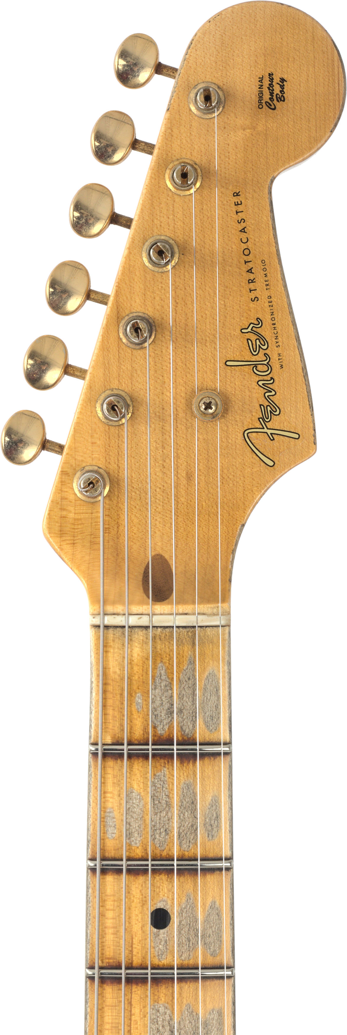 Fender Custom Shop 1955 Stratocaster Relic/Gold Hardware Aged '55 Desert Tan