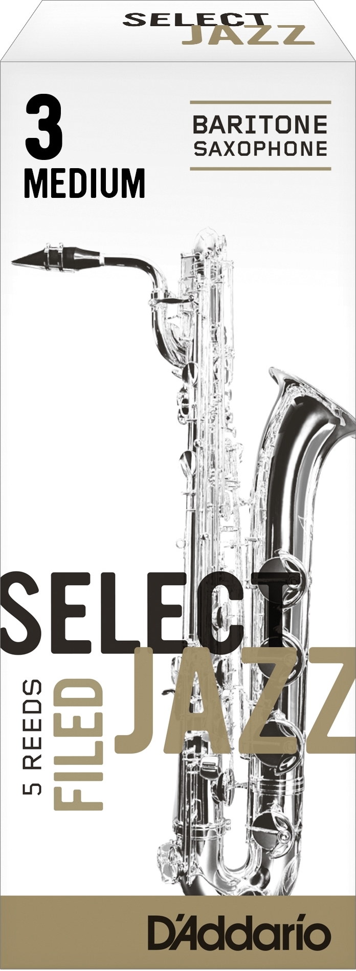 D´Addario Select Jazz Bariton-Sax 3M Filed D´Addario Select Jazz Bariton-Sax 3M Filed