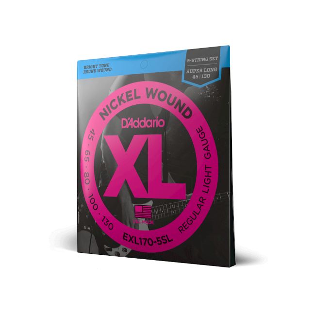 D Addario EXL 170-5SL Super Long Scale 045-130 Satz 5-String – Bild 2