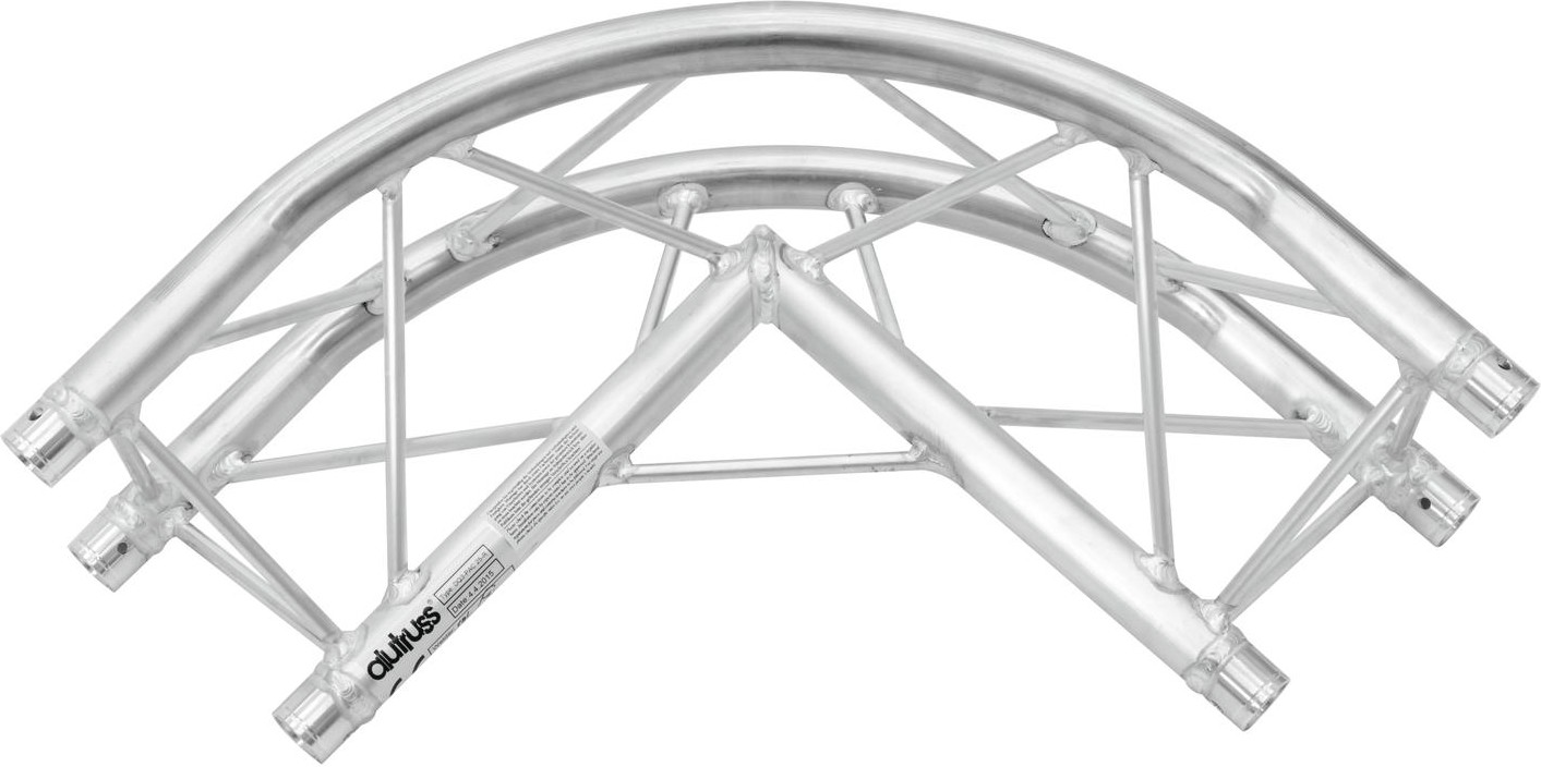 Alutruss DECOLOCK DQ3-PAC25R 2-Weg Ecke 90°