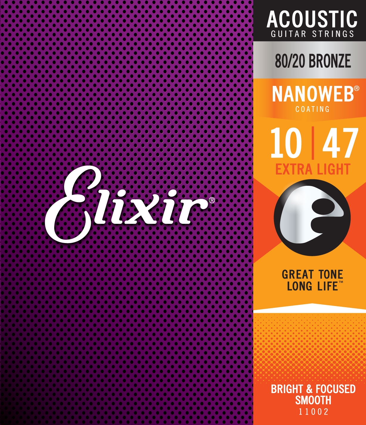 Elixir NanoWeb Bronze 11002 Extra Light 010-047 