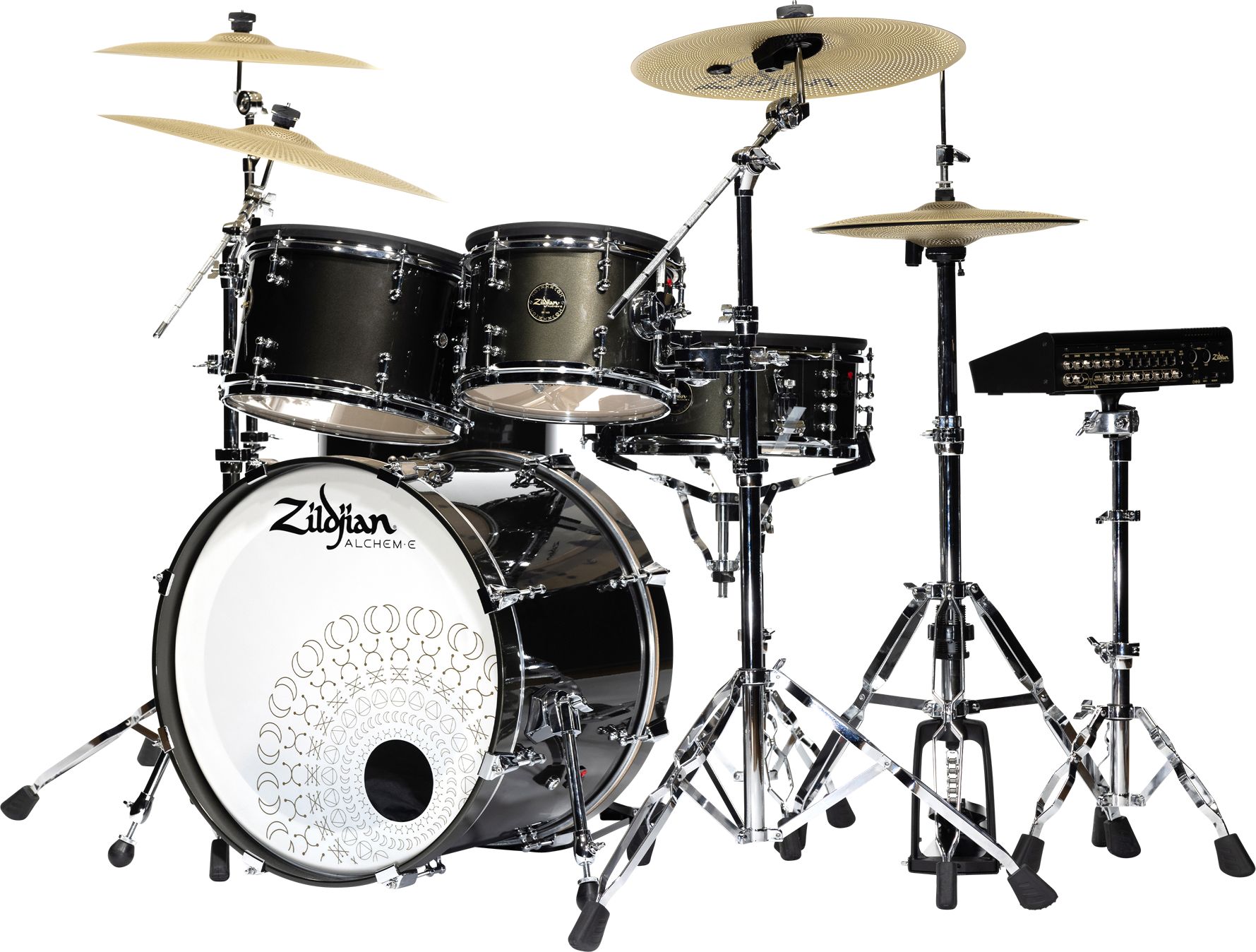Zildjian ZIZAGEX Alchem-E Gold EX - Black Gold Foundry Shimmer
