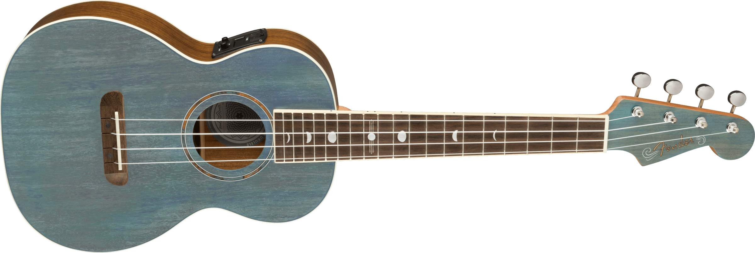 Fender Dhani Harrison Tenor Ukulele Turquoise  – Bild 3