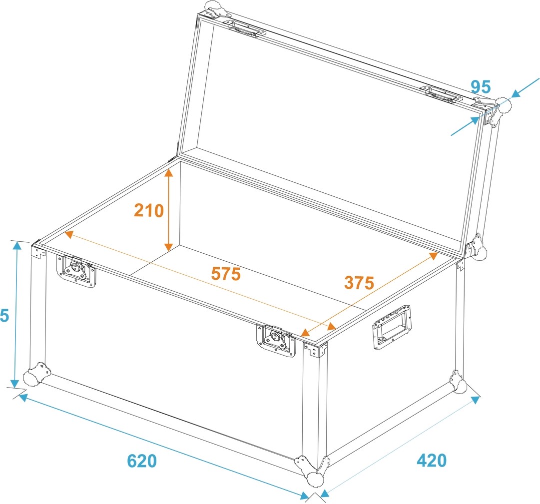 ROADINGER Universal-Transport-Case 60x40x30cm – Bild 5