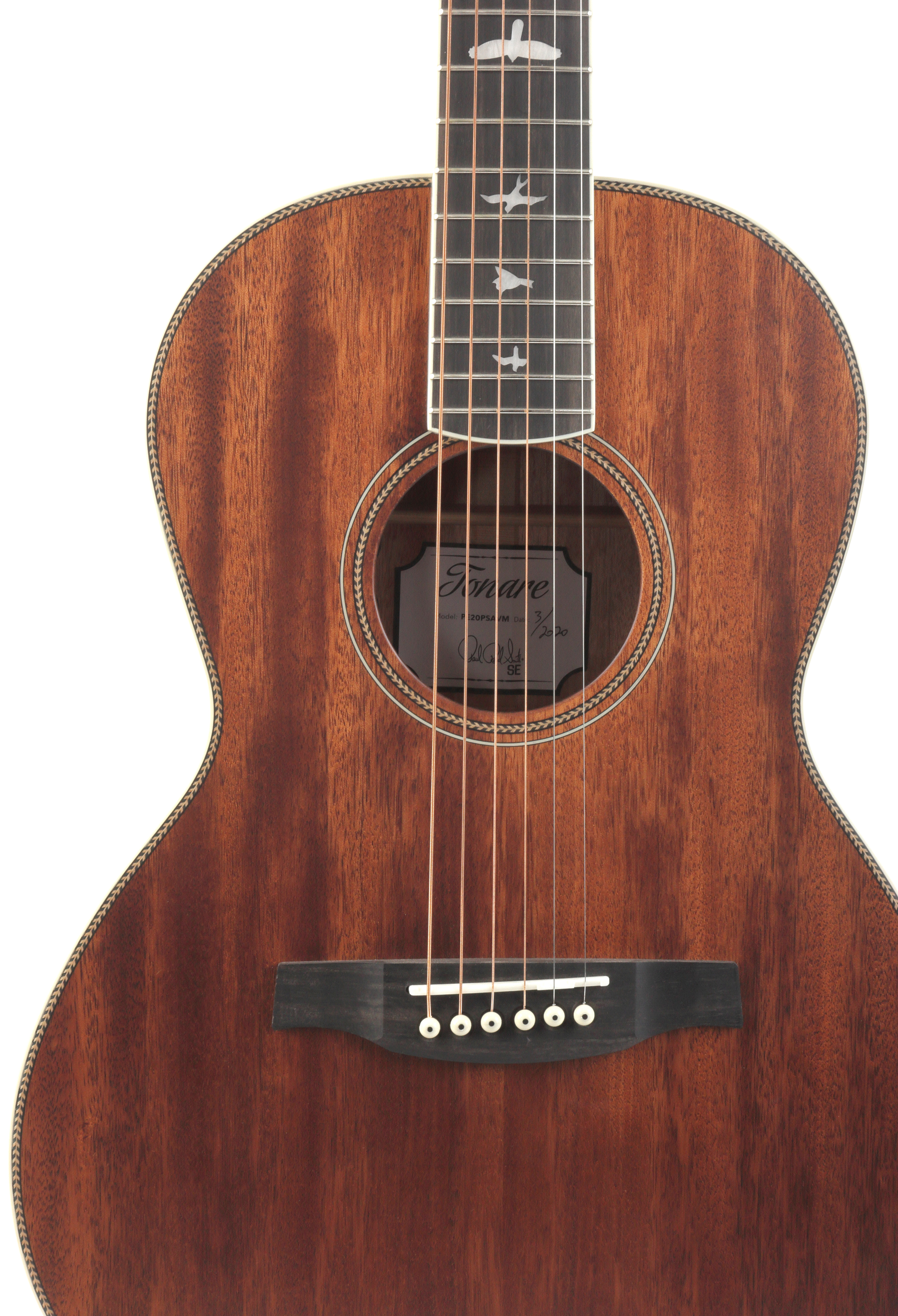 PRS SE Parlor 20 PU Satin Mahogany – Bild 3