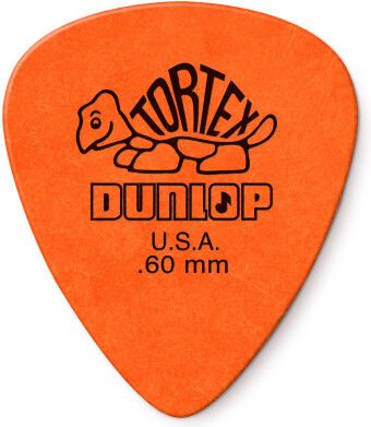 Dunlop Tortex Plektrum 0,60mm orange 418R60 Dunlop Tortex Plektrum 0,60mm orange 418R60