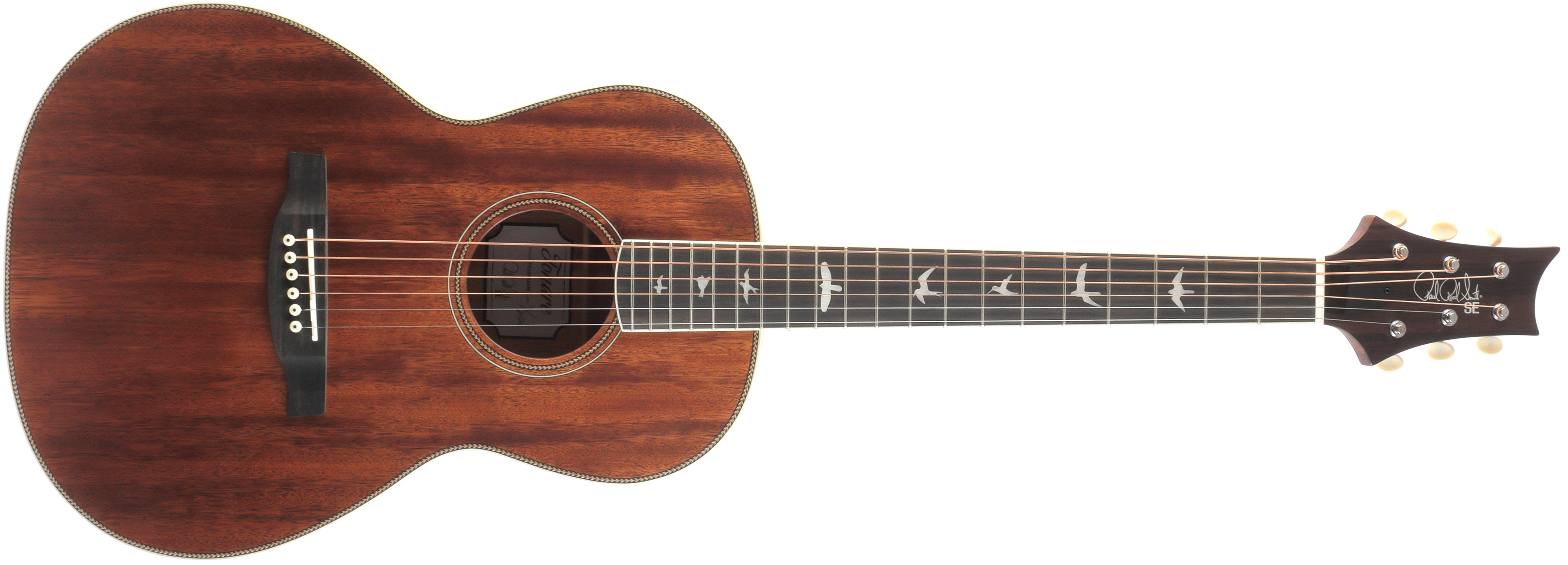 PRS SE Parlor 20 PU Satin Mahogany