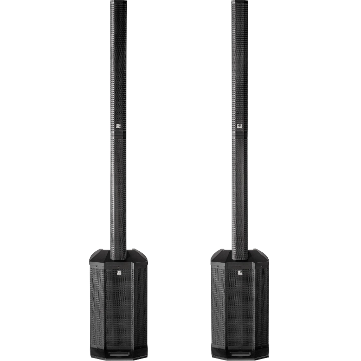 Soundpaket Säule 2.2, bestehend aus zwei HK Audio POLAR 10 PA-Säulensystemen