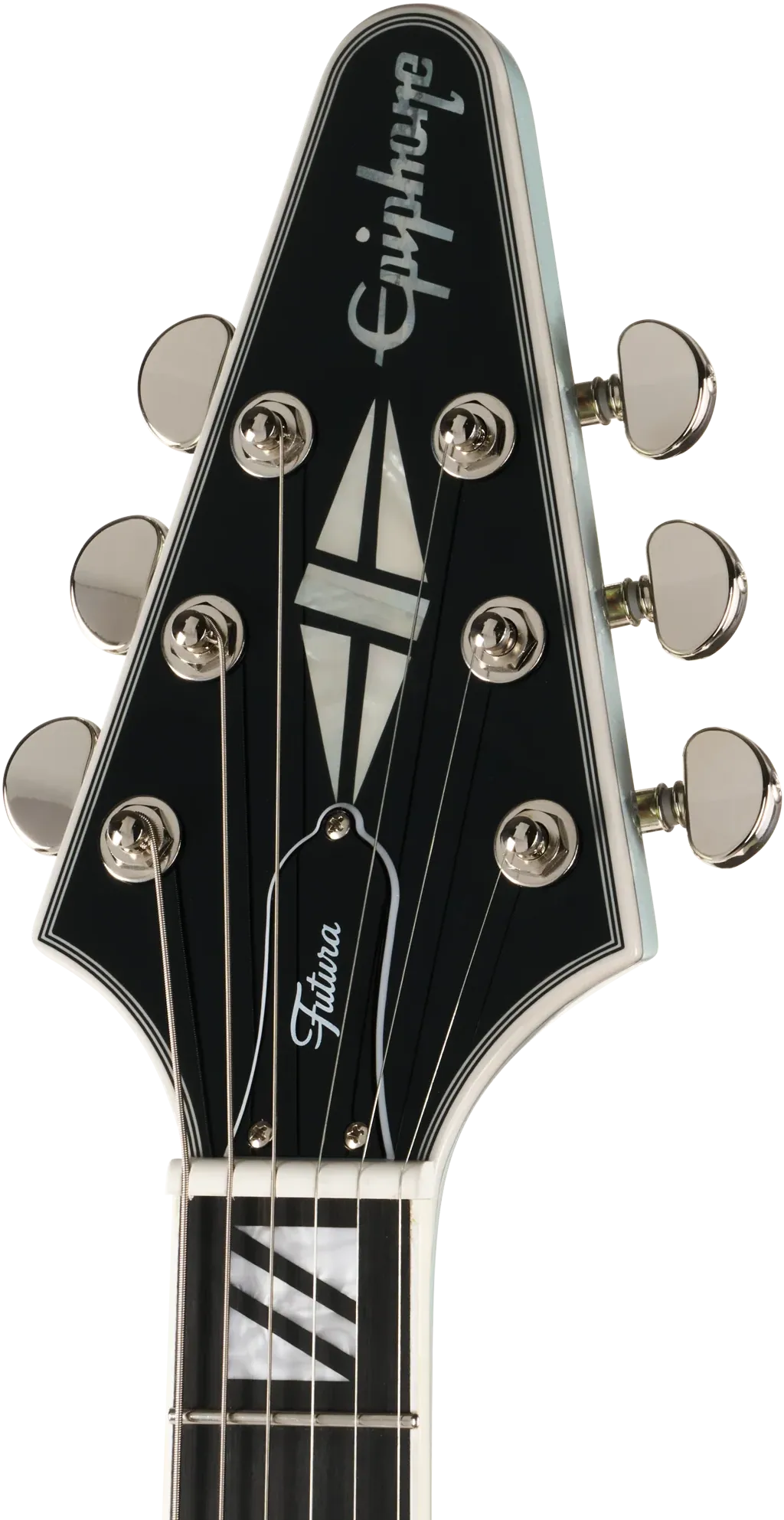 Epiphone Flying V Custom Futura Quicksilver Shift – Bild 8