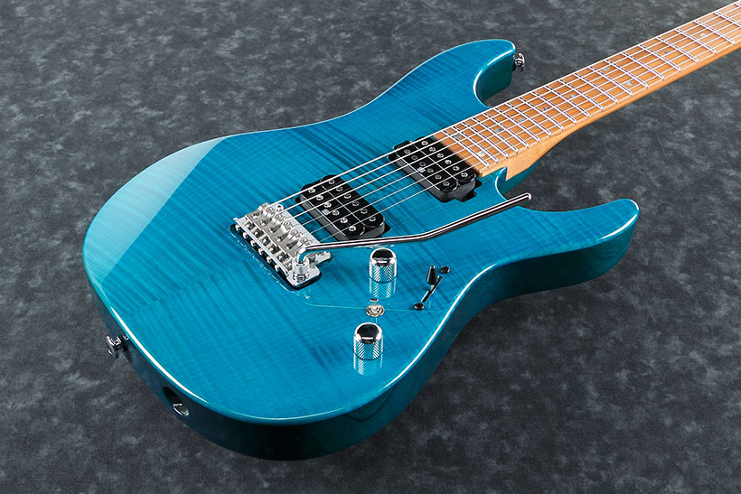 Ibanez MM1 Martin Miller Transparent Aqua Blue