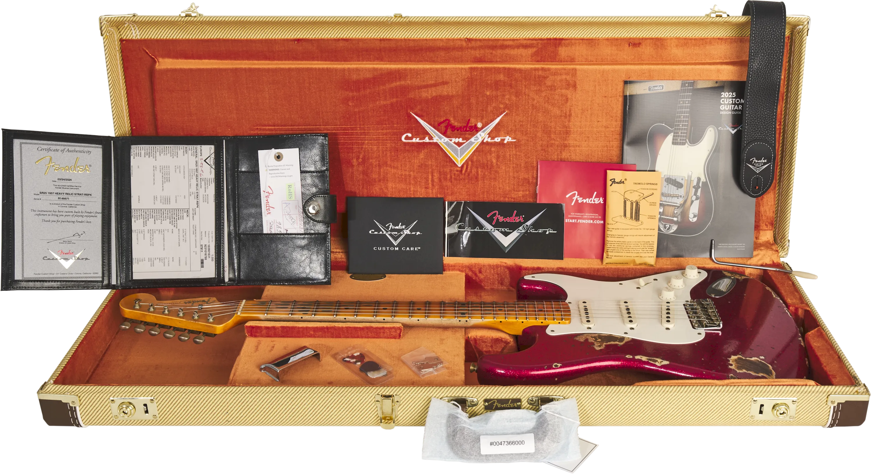 Fender Custom Shop 1957 Stratocaster Heavy Relic Red Sparkle – Bild 9