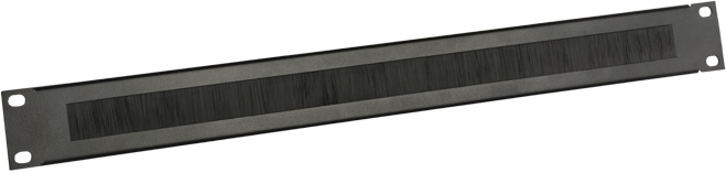 Adam Hall 87221 Brush Rackblende 1 HE Stahl mit Bürstenleiste Adam Hall 87221 Brush Rackblende 1 HE Stahl mit Bürstenleiste
