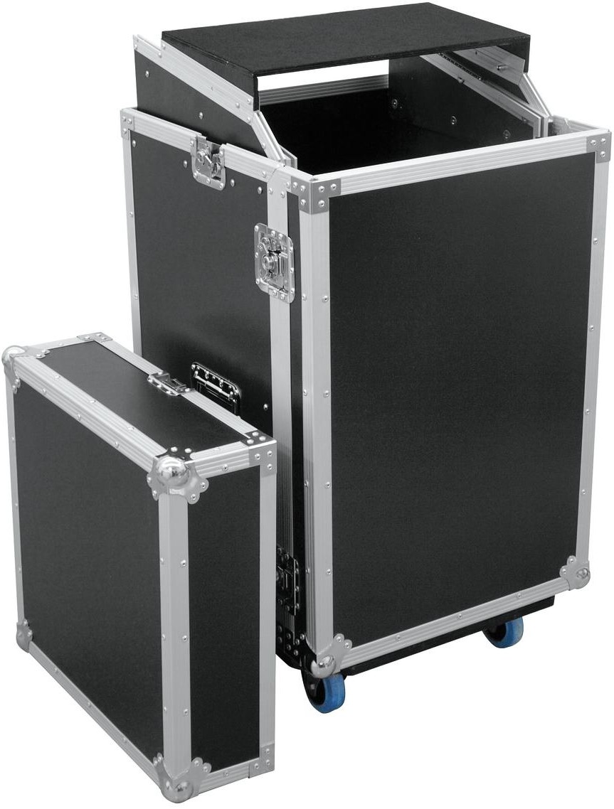 ROADINGER Spezial-Kombi-Case LS5 Laptop-Rack, 17HE ROADINGER Spezial-Kombi-Case LS5 Laptop-Rack, 17HE