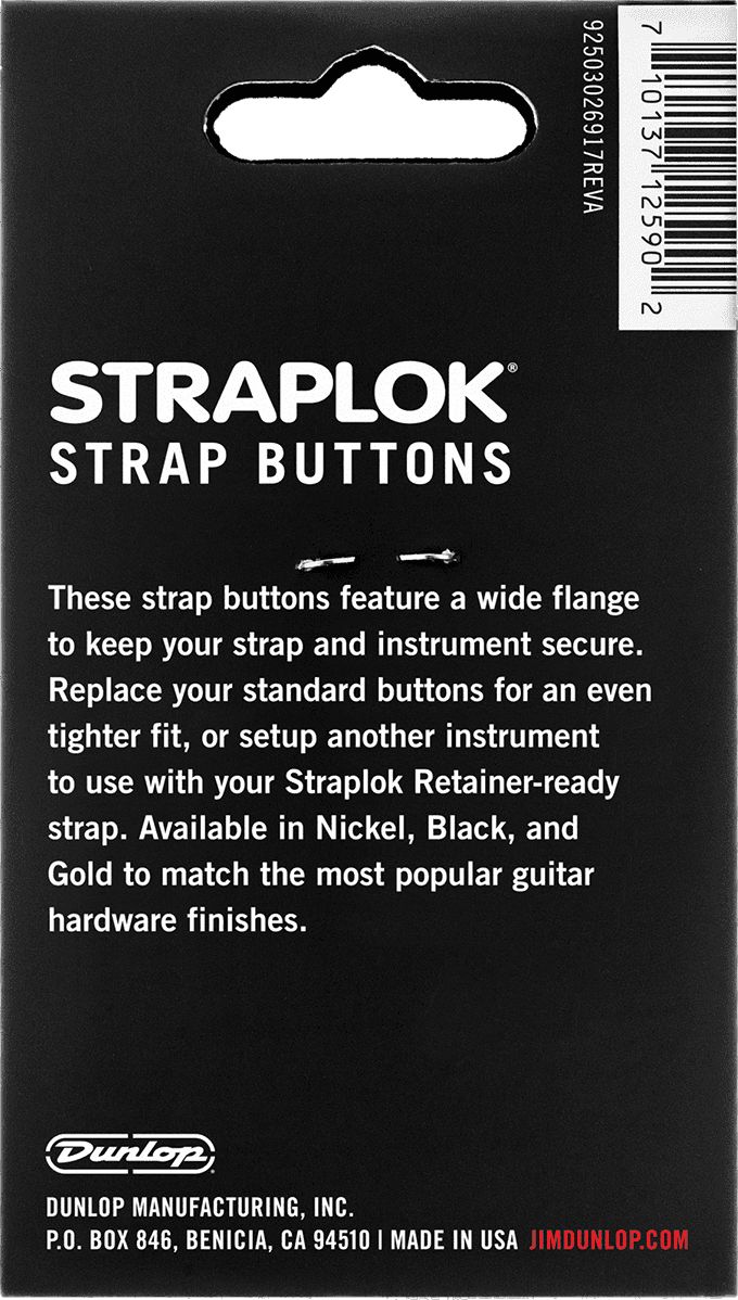 Dunlop StrapLok Dual Design Nickel 2PSLS031N Set – Bild 3