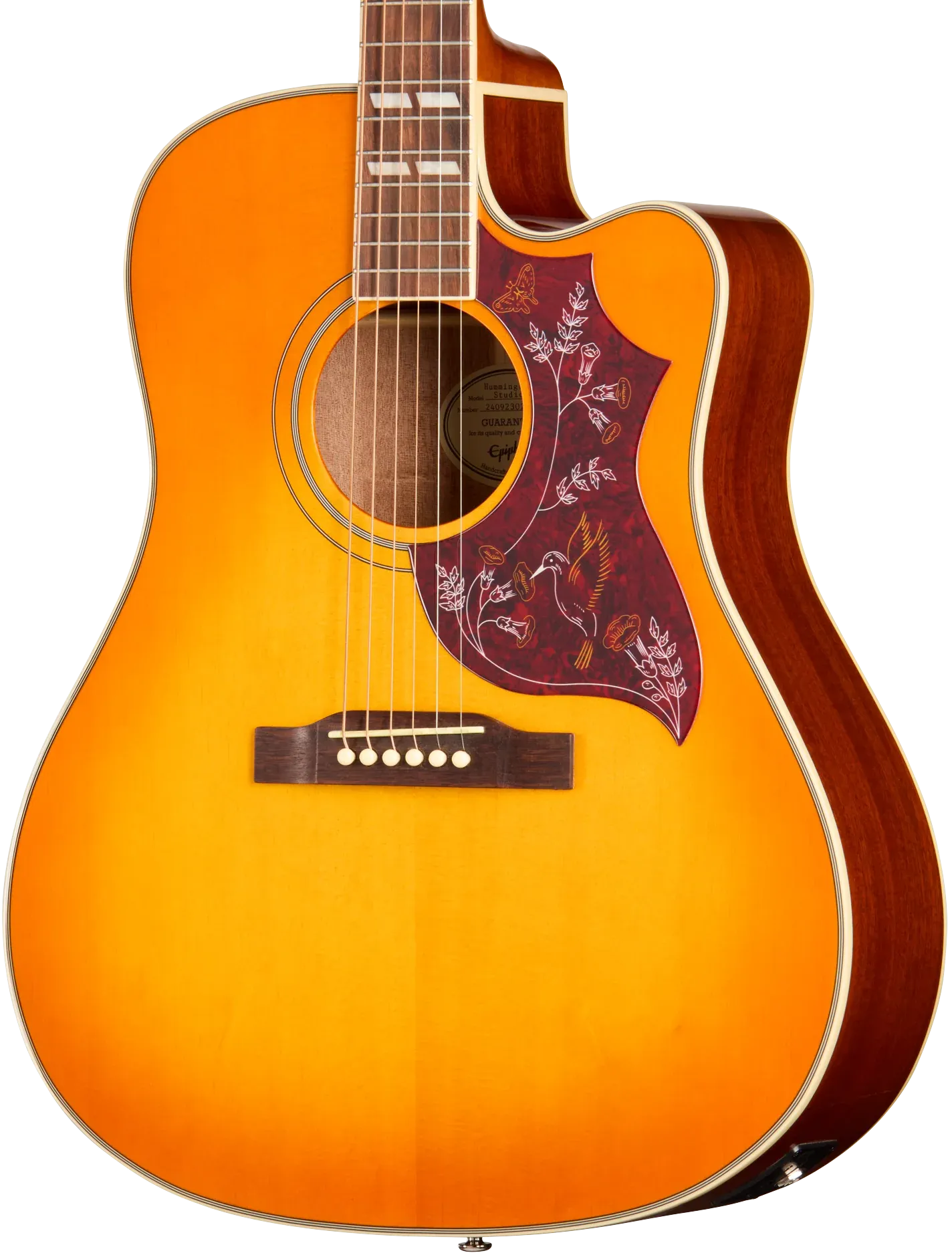 Epiphone Hummingbird Studio EC Heritage Cherry Sunburst – Bild 3